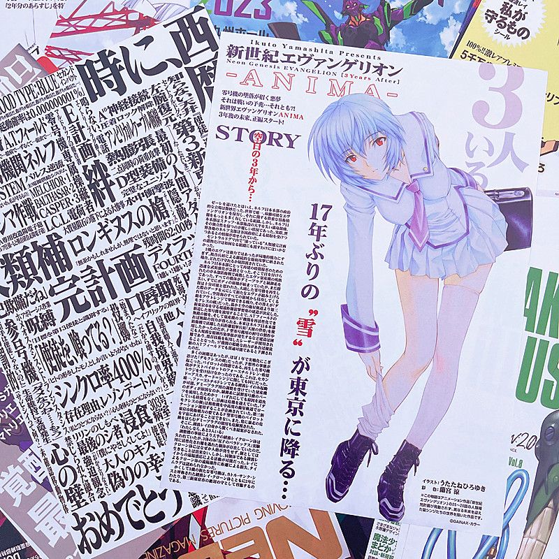 10/20/40szt Evangelion Ayanami – Home Decor Scrap recenzja i cena