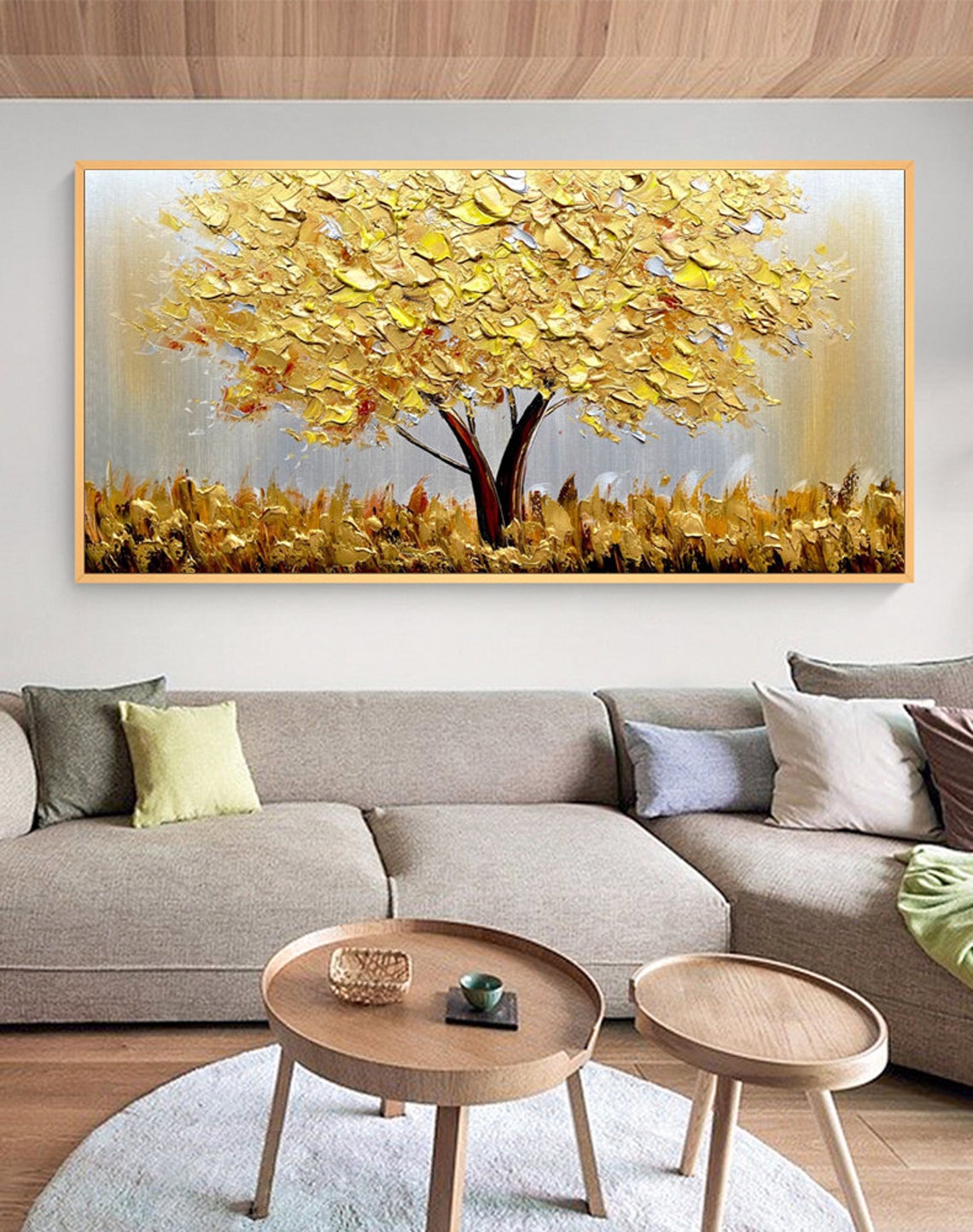 Abstrakcyjny obraz olejny na p – Home Decor Tree recenzja i cena