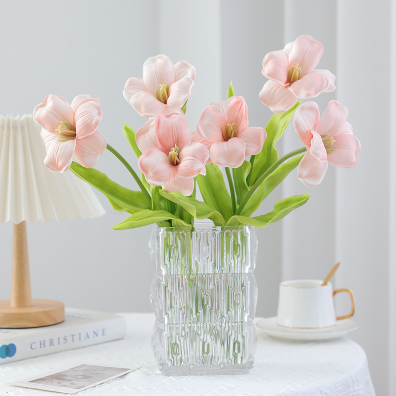 12 sztuk sztucznych kwiatów tu – Home Decor Tulip recenzja i cena