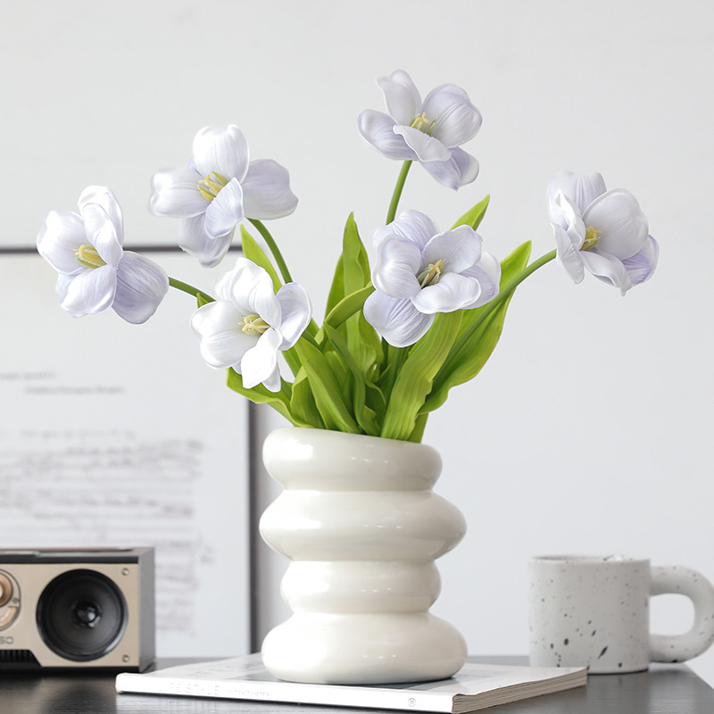 12 sztuk sztucznych kwiatów tu – Home Decor Tulip recenzja i cena