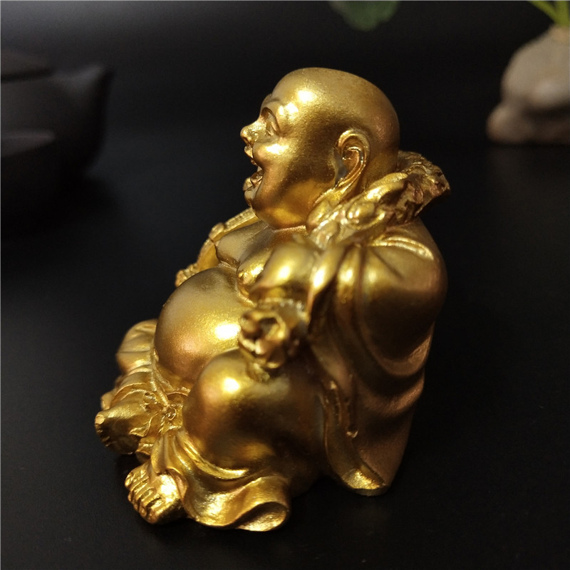 Złoty siedzący Feng Shui Maitr – Home Decor On Sale recenzja i cena