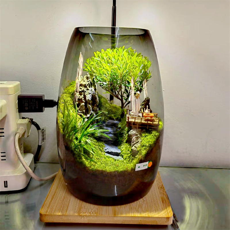 Sztuczna mikro scena szklana b – Terrarium Glass Bottle recenzja i cena